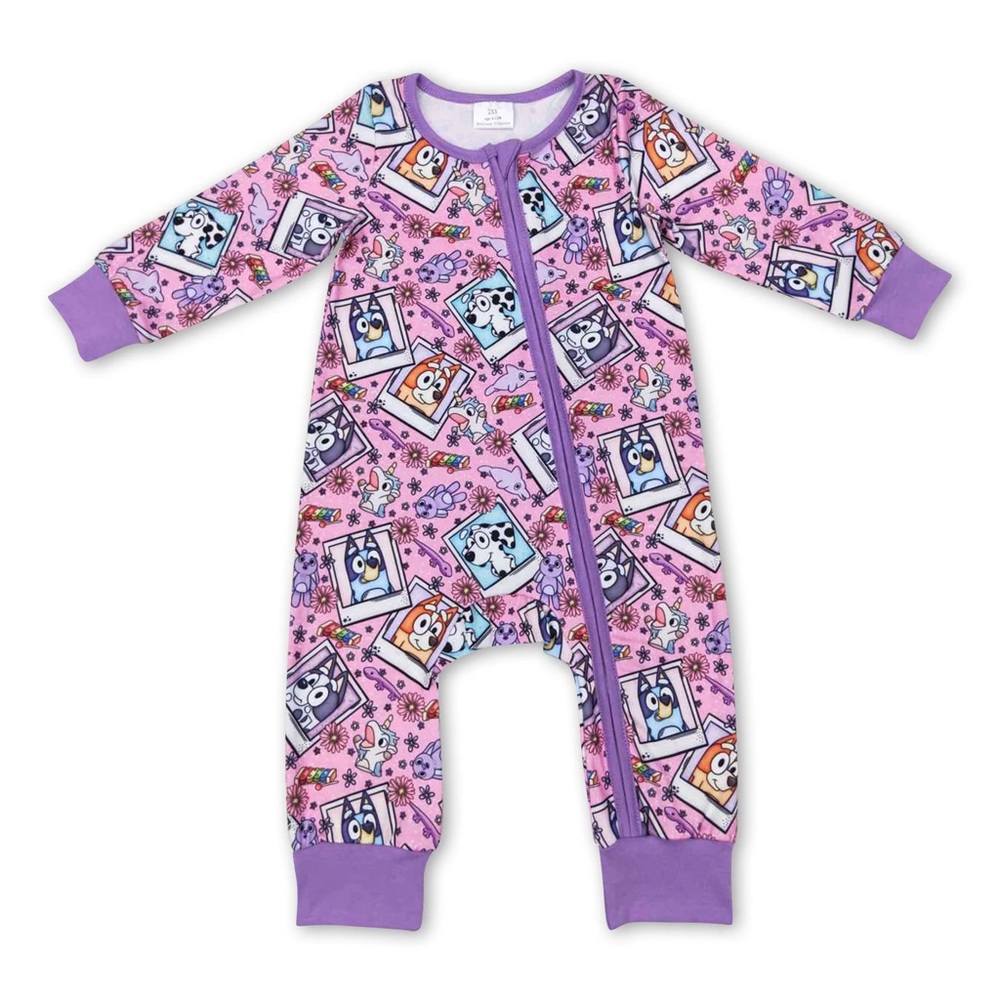Bluey Purple Zippy Sleeper